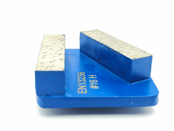 Diamant-Schleiftellersegment Abrasiv | SKID-Aufnahme passend Husqvarna Bodenschleifmaschinen | VPE – 3 Stück