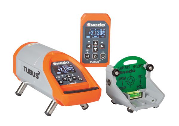 Nedo Kanalbaulaser TUBUS 2 - grün, robust - Made in GERMANY